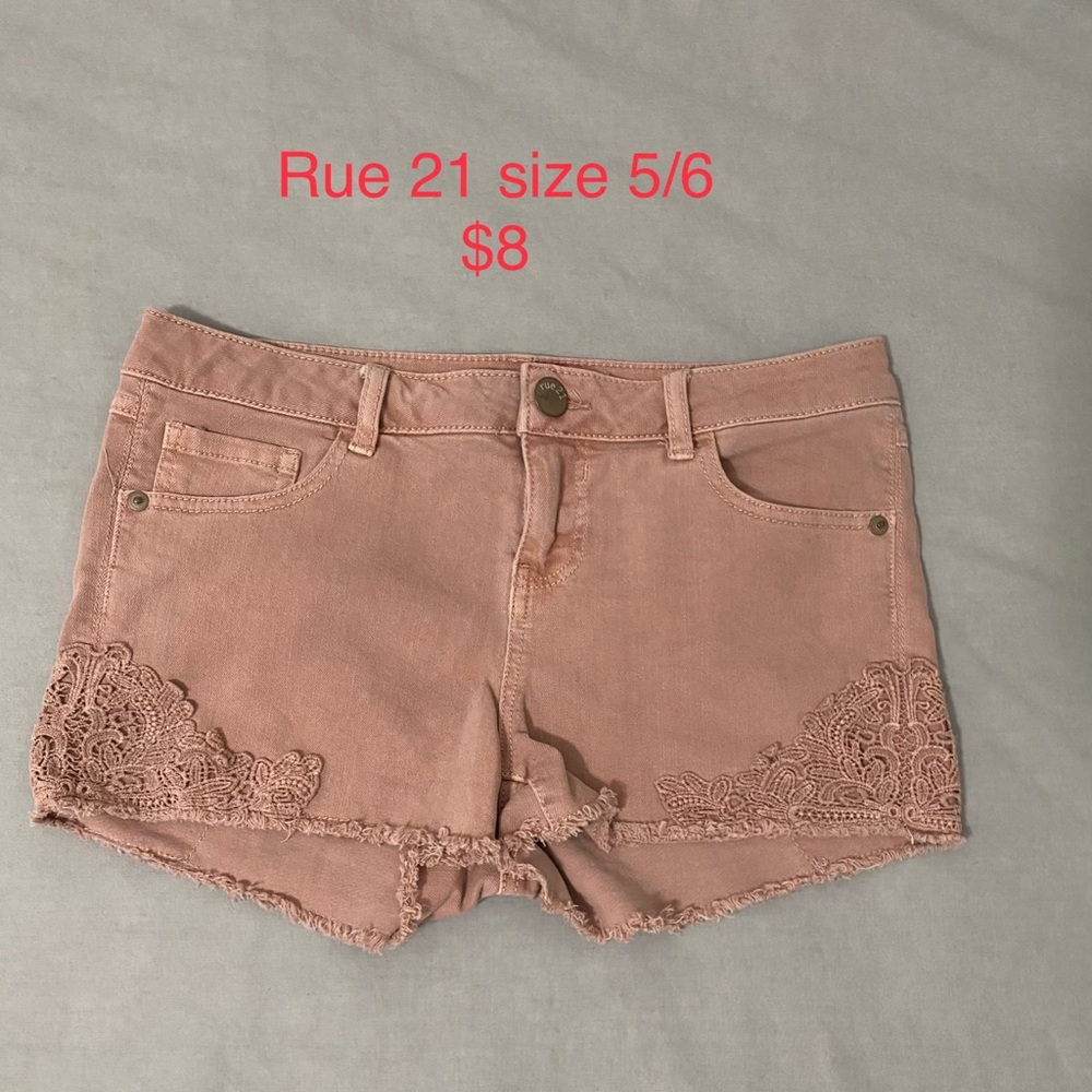 Lace shorts